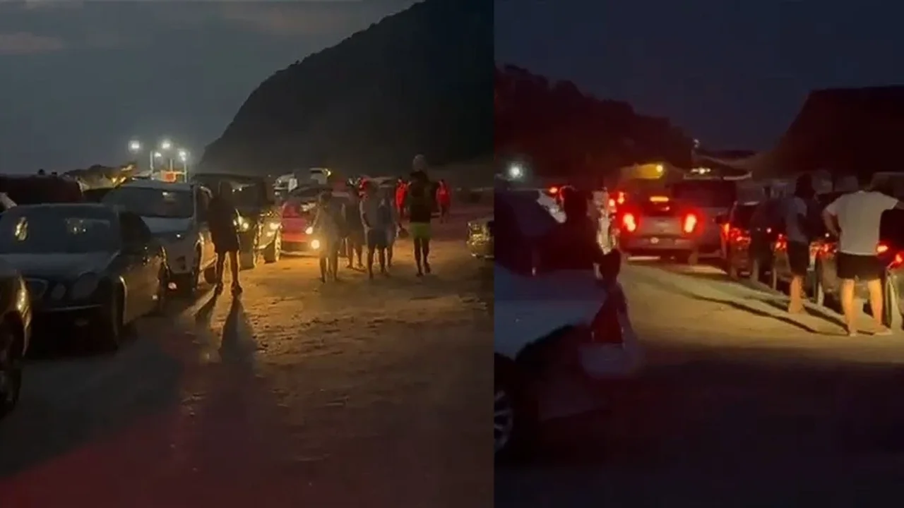 Mijëra pushues bllokohen në Ranën e Hedhun, kolona kilometrike në aksin Lezhë-Milot