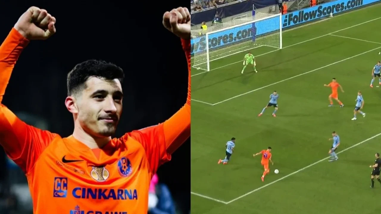 Milot Avdyli shënon supergol që la portierin pa fjalë