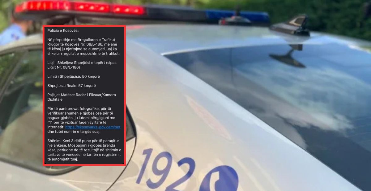 SMS mashtruese në rajonin e Ferizajt, Policia: mesazhet nuk janë zyrtare