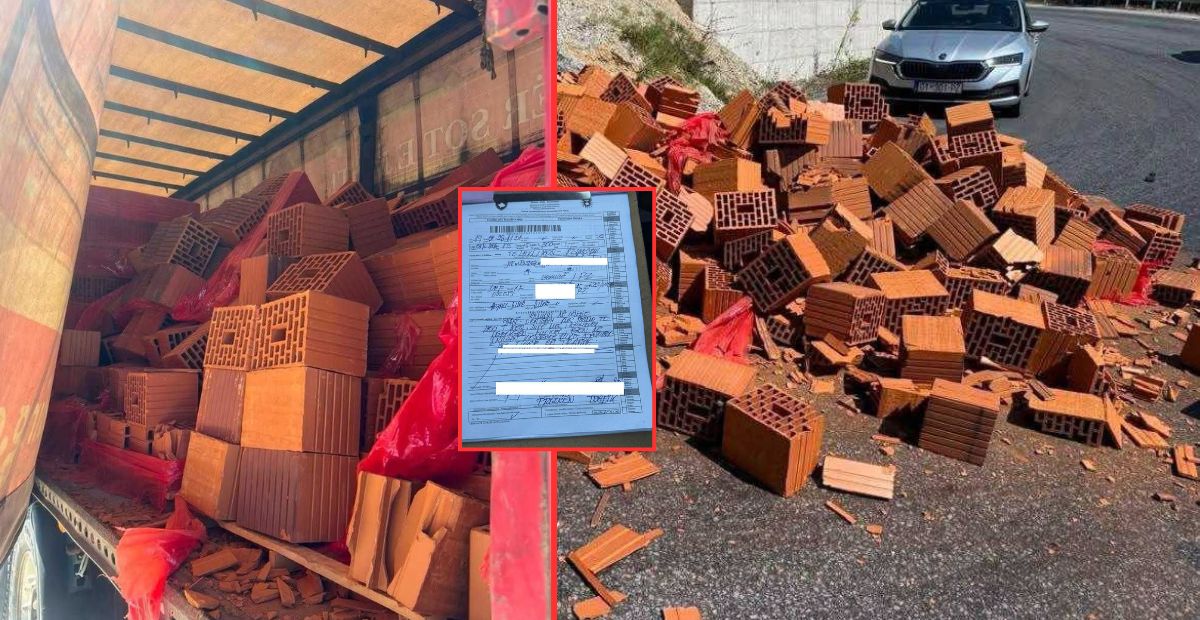 Bllokat bien në rrugën Zhur-Dragash, shoferi gjobitet me 300 euro