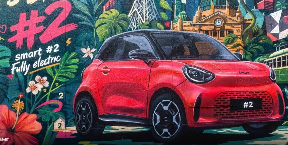 Foto: Zbulohet Smart #2: fotot e para të makinës elektrike me dy ulëse