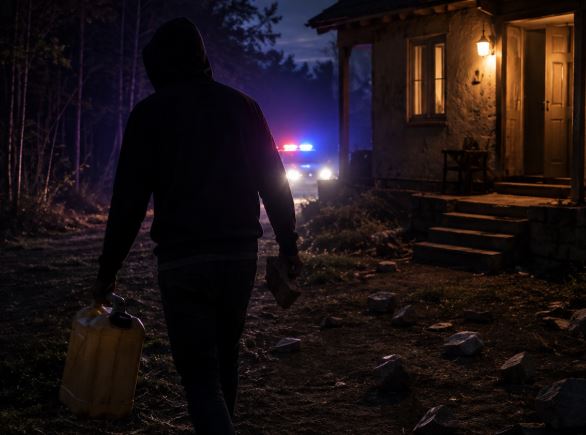 23-vjeçari kërcënon të djegë shtëpinë në Petrovë, merr shishe me benzinë