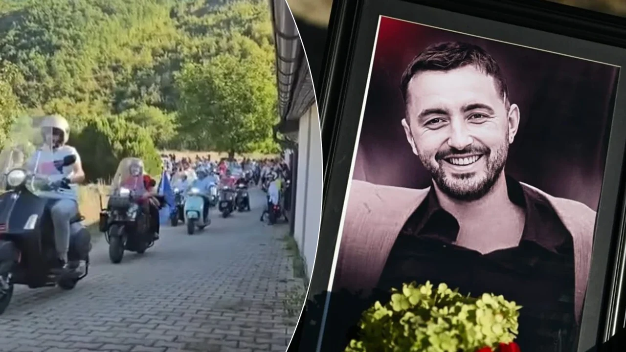 Motoristët mblidhen për lamtumirën e fundit të Laurent Krasniqit
