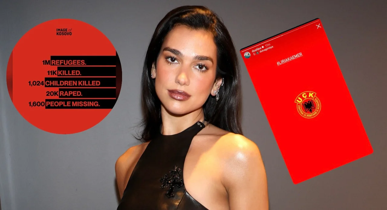 Foto: Dua Lipa publikon mesazhin e saj pas aktgjykimit në Hagë