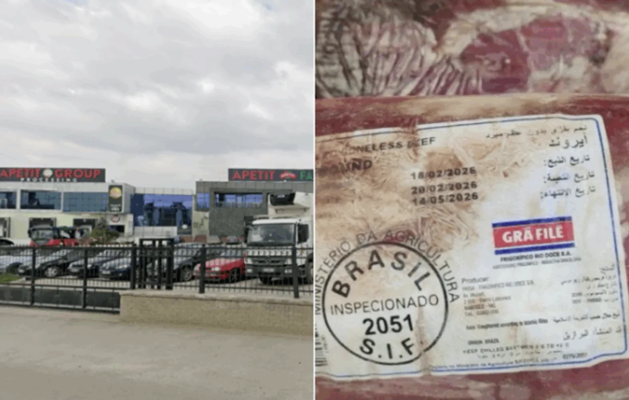 Foto: Bllokohet në Tivar kontejneri me 24 tonë mish të skaduar për “Apetit”