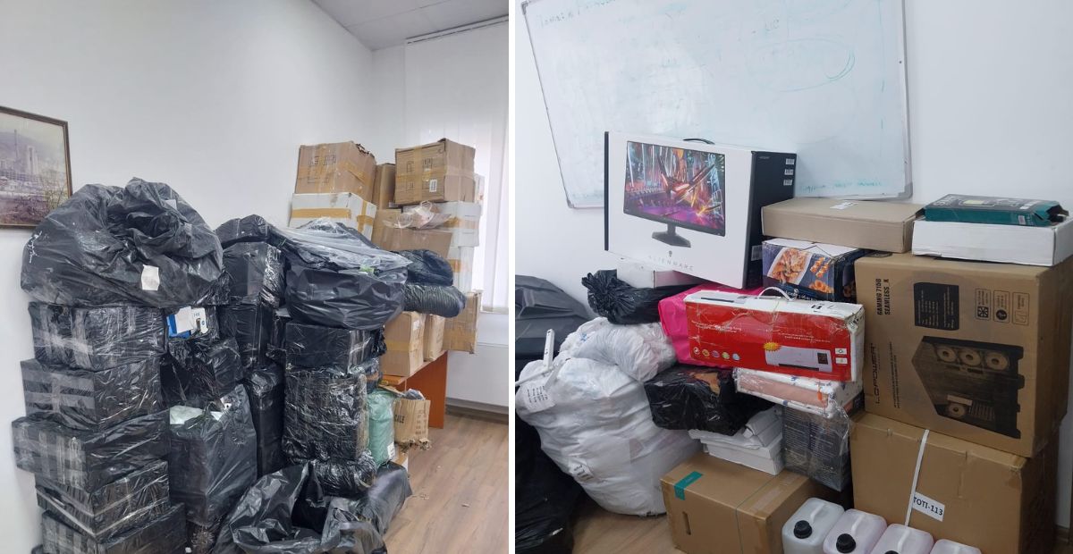 Foto: Rreth 1 mijë artikuj sekuestrohen në Han të Elezit