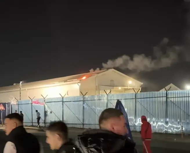 Foto: Arrestohet 32-vjeçari i dyshuar për sulmin me Molotov ndaj EULEX-it