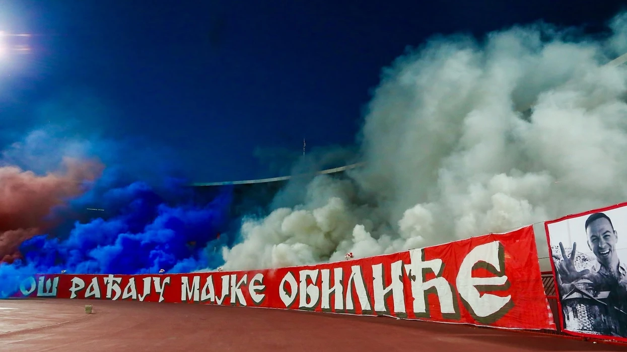 Foto: Crvena zvezda publikon mesazh nacionalist për Banjskën