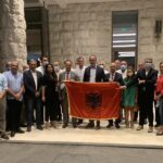 Foto: Koalicioni Shqiptar dorëzon listën e përbashkët zgjedhore në Serbi