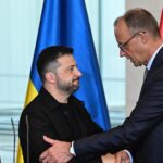 Foto: Merz mbërrin në Kiev nën sirena, Gjermania premton mbi një miliard euro
