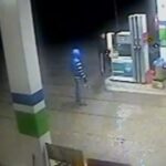 Foto: Grabitje me armë në një pompë në Prishtinë, i maskuari zhduket